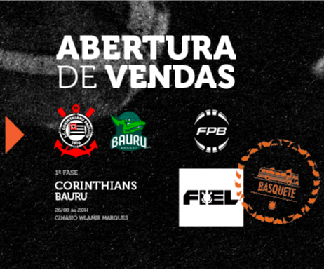 Campeonato Paulista de Basquete: Ingressos - Corinthians x Bauru – 26/08 em notícia do Corinthians