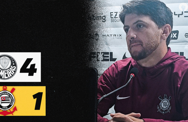 William Batista durante entrevista coletiva pelo Corinthians