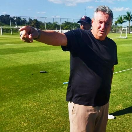 Campo de treinamento da base do Corinthians no Parque São Jorge.