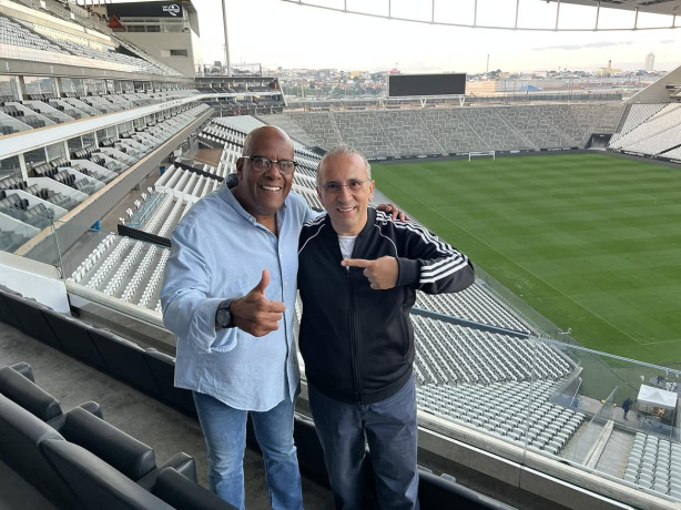Fachada da sede social do Sport Club Corinthians Paulista.