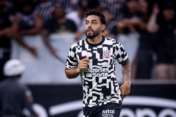 Matheus Bidu em treino do Corinthians no CT Joaquim Grava.