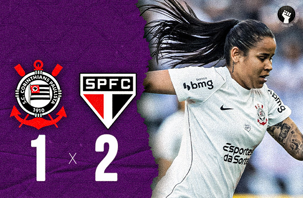Jogadoras do Corinthians em campo durante a final do Brasileirão Feminino 2026 na Neo Química Arena.