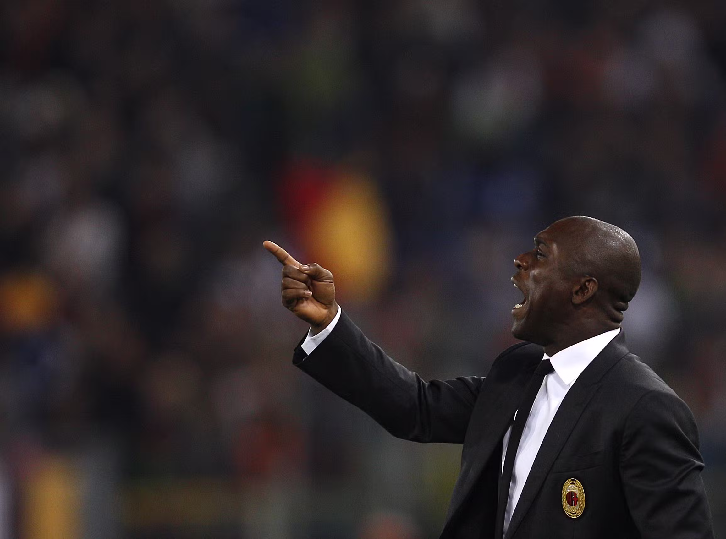 Seedorf em sua apresentação oficial como técnico do Corinthians no CT Joaquim Grava.